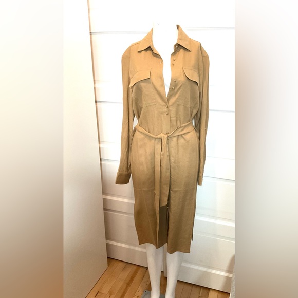 🛑🛑🛑LONG SLEEVE SHIRT DRESS - Picture 1 of 14